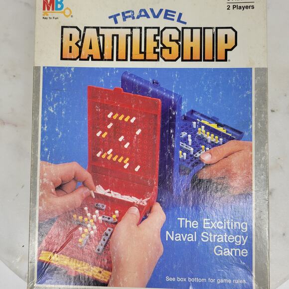 VTG Travel Battleship Board Game Complete Classic Strategy Milton Bradley 1984 - Picture 4 of 16